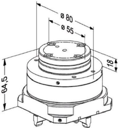 D80 Rapid-action Chuck Automatic CT-C06412