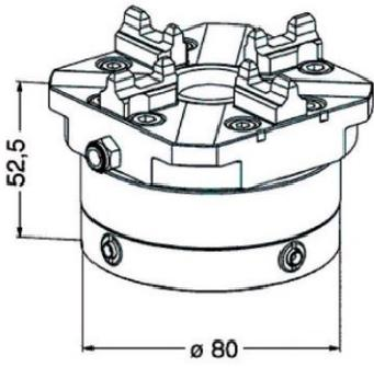  D80 Pneumatic auto chuck